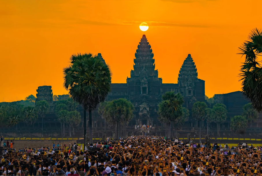 Angkor Wat at sunset