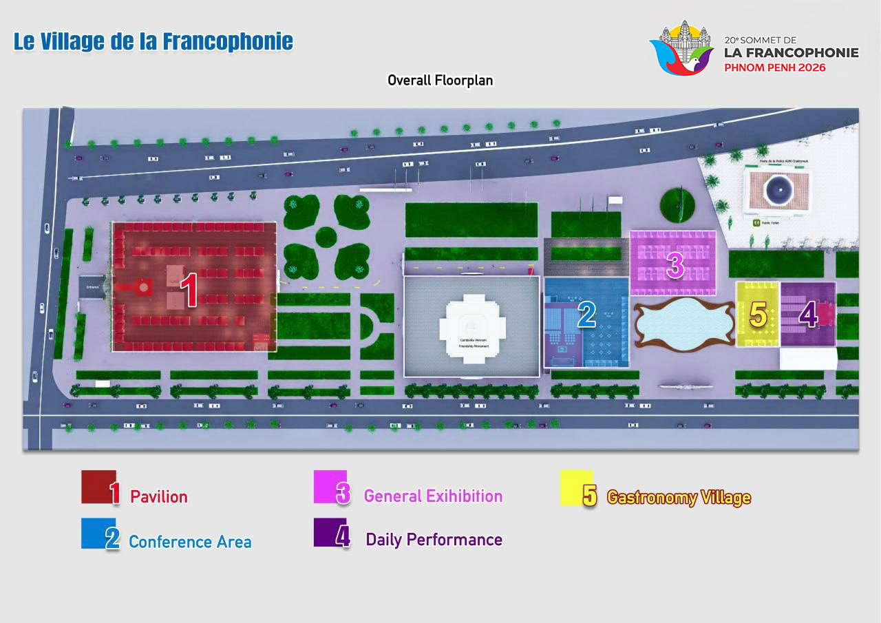 Plan général - Village de la Francophonie